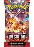 Pokémon Scarlet & Violet Obsidian Flames sealed booster pack featuring Charizard artwork