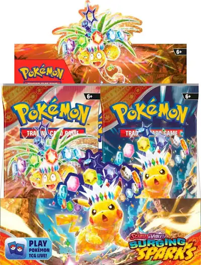 Pokémon Scarlet & Violet Surging Sparks booster display box 36 packs