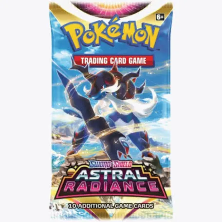 Pokémon Sword & Shield Astral Radiance sealed booster pack Hisuian Samurott artwork