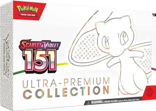 Pokémon Scarlet & Violet 151 Ultra-Premium Collection Mew sealed box