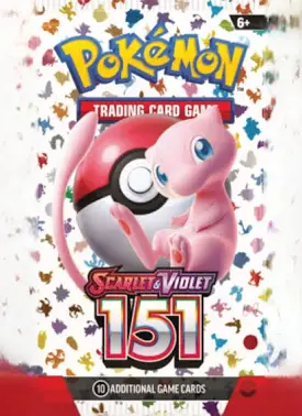 Pokémon Scarlet & Violet 151 sealed booster pack with Mew artwork