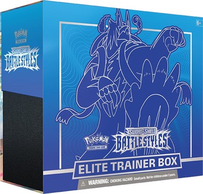 Battle Styles Rapid Strike Urshifu Blue standard English Elite Trainer Box