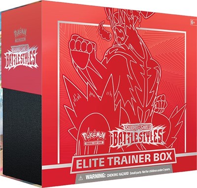 Battle Styles Single Strike Urshifu Red standard Elite Trainer Box
