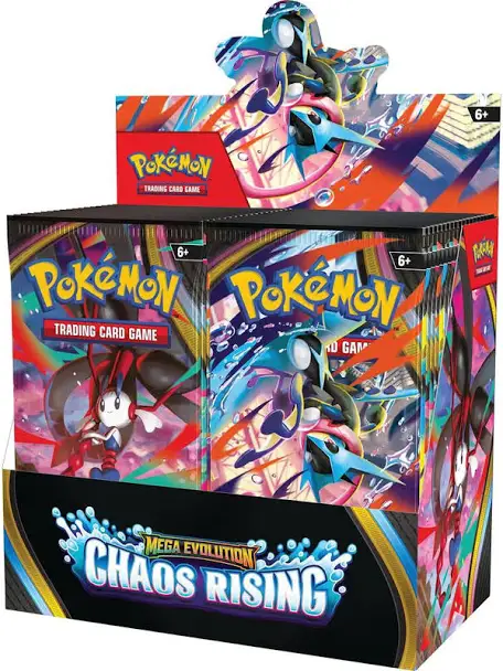 Pokémon TCG Mega Evolution Chaos Rising sealed booster box