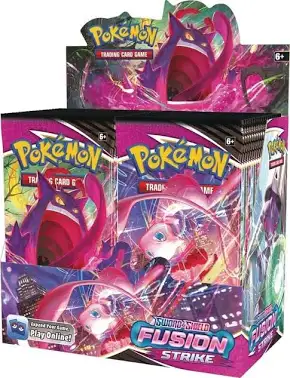 Pokémon Sword and Shield Fusion Strike sealed booster box