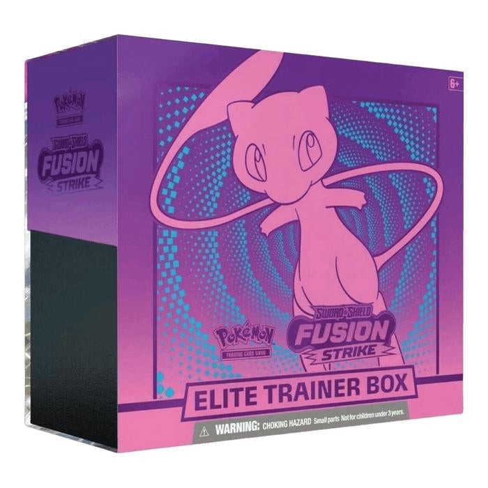 Fusion Strike standard Elite Trainer Box purple pink Mew artwork