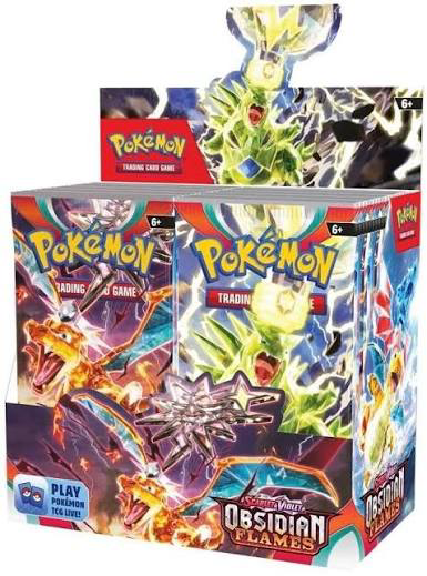 Pokémon Scarlet and Violet Obsidian Flames sealed booster box