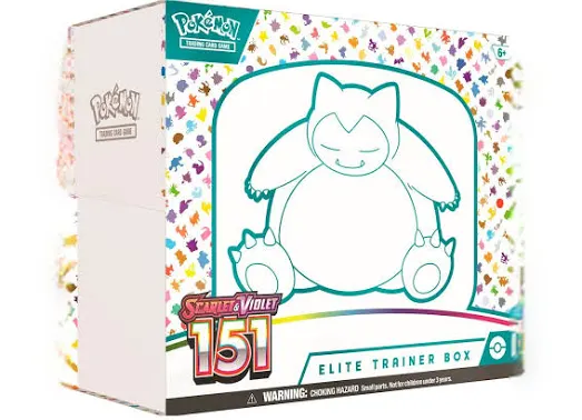 Scarlet and Violet 151 Snorlax standard Elite Trainer Box exact user-provided image