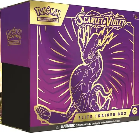 Scarlet and Violet Miraidon standard Elite Trainer Box user-provided image